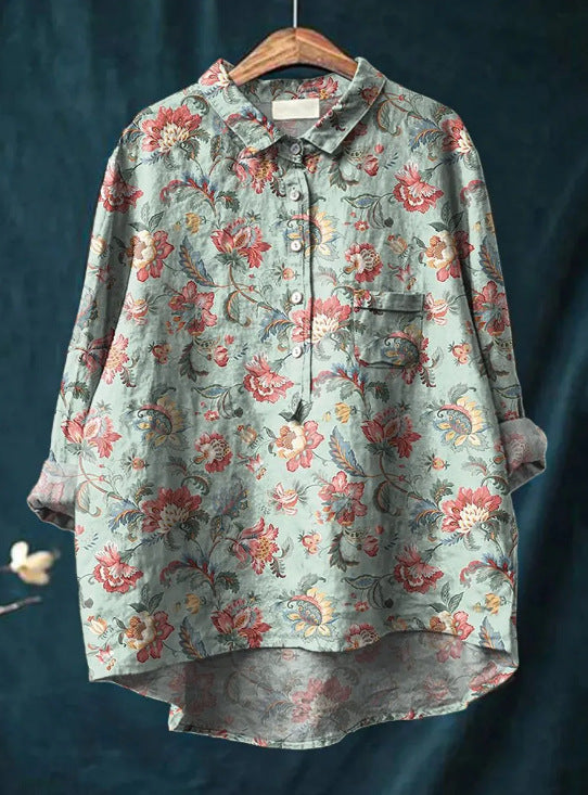 Tilia™ | Klassisk blomstret bluse