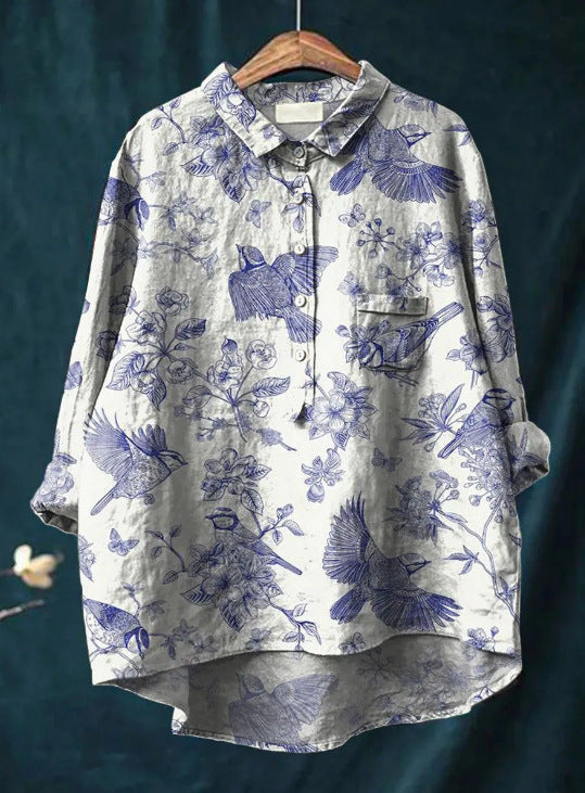 Tilia™ | Klassisk blomstret bluse