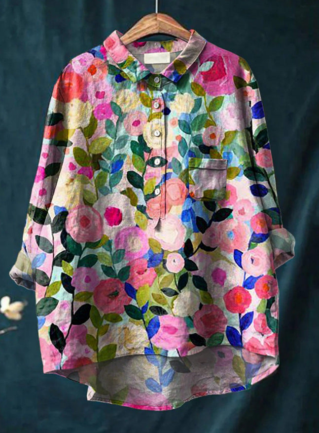 Tilia™ | Klassisk blomstret bluse