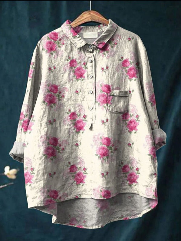 Tilia™ | Klassisk blomstret bluse