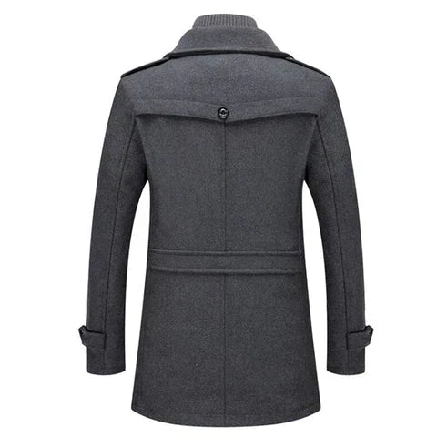 Frederik™ | Stilfuld herre vinterfrakke med dobbelt fleece