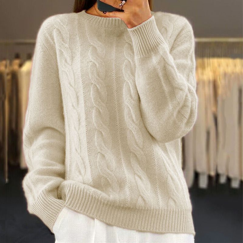 Michelle - Varm strikket sweater